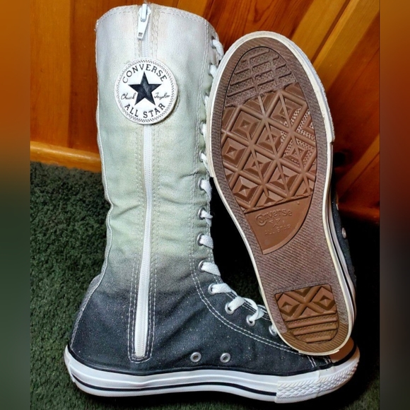 RARE Vintage Converse All Star Chuck Taylor X-HI Calf/Knee high Women 5.5 - Picture 10 of 11